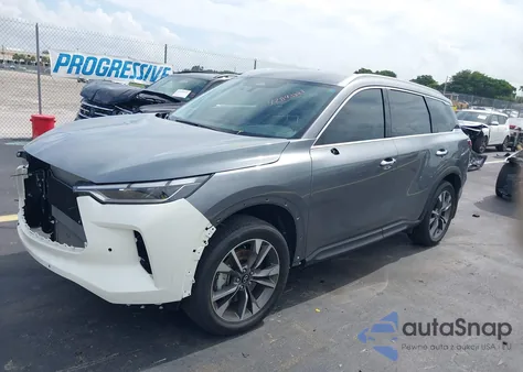 2025 Infiniti Qx60 Luxe из США, поврежденный, VIN 5N1AL1FR5SC351765